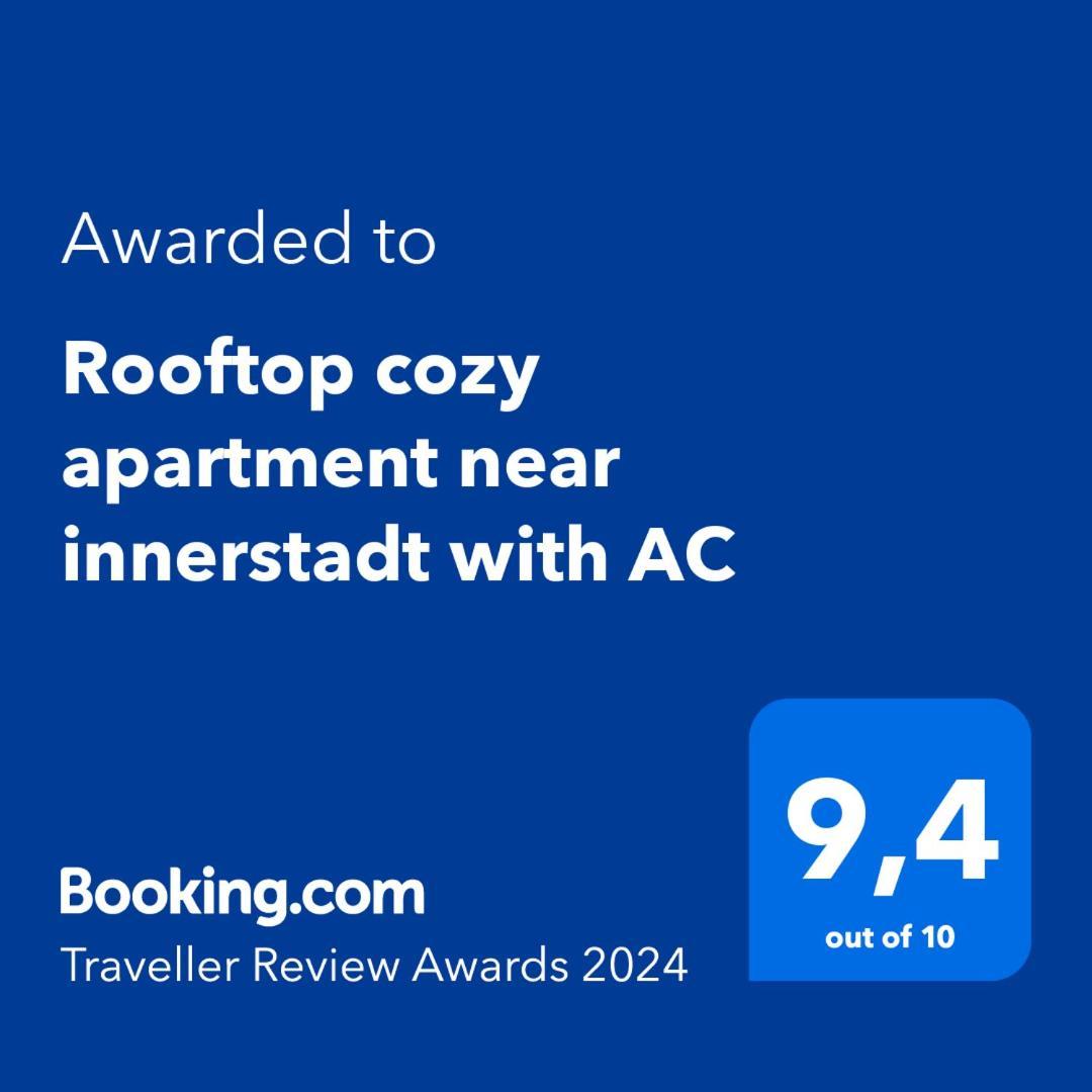 Rooftop Cozy Apartment Near Innerstadt With Ac Wina Bagian luar foto